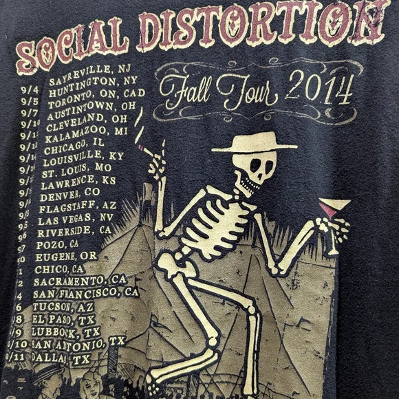 2014 Social Distortion Tour Tee - Picture 3 of 3